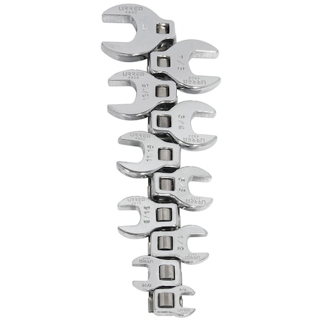 URREA 3/8" Drive CrowFoot Wrench Set of 10 pieces 4900-10